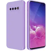 MCC For Samsung Galaxy S10+ Plus Soft Liquid Silicone Shockproof Case Cover G975 [Light Purple]
