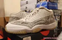 在飛比找Yahoo!奇摩拍賣優惠-AIR JORDAN 11代LOW LE練習鞋 白爆裂紋20