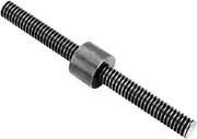 Coavoo T22 5mm T22 x 5 Tr22 x 5 Trapezoidal Lead Screw 7.87inch /200mm Length T-Type Screw with Nut (Diameter: 22mm, Pitch of Screws: 5mm) for 3D Printer and Accessories, Made by 45# Steel