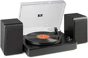 [Audizio] RP330 Vinyl Record Player Set W/ 50W Speakers Bluetooth Turntable Black