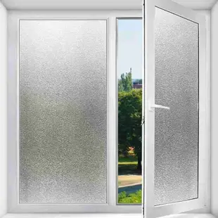 5M -1Roll Glass Window Door Frosted Film Stickers PVC Light