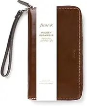 Filofax Malden 2024 Personal Compact Zip Organizer, Ochre