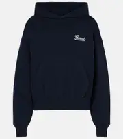 [Gucci] Gucci Logo cotton jersey hoodie AU 14 blue