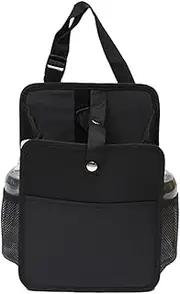 Car Seat Back Storage Bag - 20L Folding Car Trash Bin Behind Headrest,Thick Oxford Cloth Behind Headrest Tissue Holder For Umbrellas Bottles