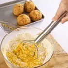 Kitchen Tool Eggs Smooth Coil Mixer Danish Dough Whisk Blender Mixing Rod