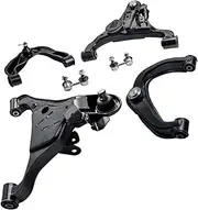 control arm 6Pcs Front Upper Lower Control Arm Sway Bar End Link Compatible With Nissan Compatible With Xterra 2005-2015