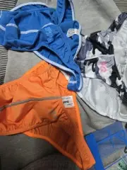 Ppg Propaganda Men's Underwear Set 3-Pack Blue Orange Camouflage Mesh XXL