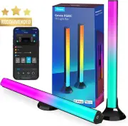 RGBIC TV Light Bars, 15 Inches Wifi TV Backlight with Double Light Beads, Smart
