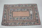 Vtg J.C Penny Tea Towels Pink & Blue Floral Tea towel place mat Vtg pink kitchen