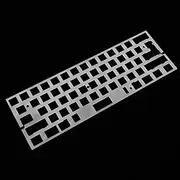 YMDK Universal PC Material Positioning Board Plate Support ISO ANSI Sand Blast for GH60 PCB 60% Keyboard DIY
