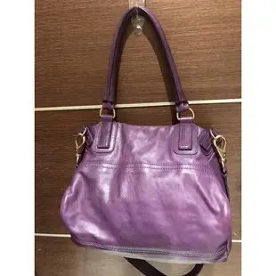 正品Givenchy Pandora Bag Leather Medium Purple包