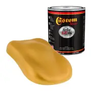 Hot Rod Flatz Autumn Gold Metallic Urethane Auto Flat Car Paint, Gallon Only