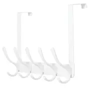 Over The Door Hook, Door Hanger Hooks for Hanging Clothes, Towels, Coats, Hat...