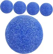 5pcs Desktop Matte Football Table Soccer Ball Replacement Table Top Football Mini Sports Balls Balls Tabletop Soccer Mini Soccer Ball Foosball Ball Plastic Blue