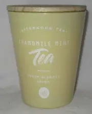 Kirkland's 11.2 oz Jar Candle up to 55 hrs Afternoon Tea CHAMOMILE MINT TEA