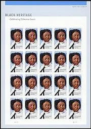 Edmonia Lewis Sculptor - Black Heritage Sheet of Twenty Current First Class Postage Stamps Scott 5663