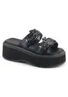 Pleaser Demonia 2 Inch Platform Double Strap Slide Sandal