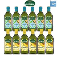 在飛比找i郵購優惠-【Olitalia奧利塔】玄米油＋葵花油1000mlx12瓶