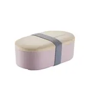 Nordic Style Wooden Lunch Box Sealed Leak-Proof Bento Box with Tableware for Student Office Worker Portable Microwave Lunchbox