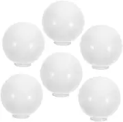 BUGUUYO 6 Pack Round Light Diffuser Cover for Led Bulbs Fog Heat Resistant Material Easy Install Lampshade for Light Diffusion