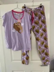 Peter Alexander Ladies Pyjama Set Love Otters Large