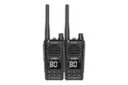 Oricom 2 Watt UHF2600-2 Floating IPX7 UHF CB Radio Twin Pack