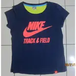 NIKE   TRACK & FIELD  女短袖棉質上衣(L)