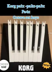 KORG PA5X -PA4X -PA3X -PA2X -PA1X-Octave Set Keys, White -ORIGINAL KORG PART