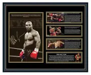 MIKE TYSON WBA WBC IBF SIGNED PHOTO POSTER LIMITED EDITION FRAMED MEMORABILIA