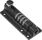 COSMEVIVI Keyless Password Door Bolt Lock Combination Security Lock for Doors Fences Gates Portable Anti-Theft Latch for Home Shed Use Easy Installation Finish