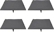 Unique Stepping Stone with Ground Stakes, Polypropylene Resins Weatherproof Garden Decor Stepping Stone for Lawn, Outdoor (Quadrate)