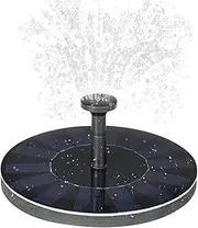 Labymos Solar-Power Fountain Brushless Pump s Watering Kit with Monocrystalline Solar Panel for Bird Bath Garden Pond Energy-Saving Environmental-Friendly Universal