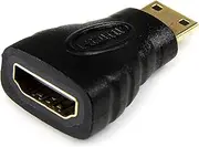 StarTech.com HDACFM HDMI to HDMI Mini Adapter - HDMI Female to Mini HDMI Male for Camera to a High Definition TV or Monitor