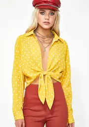 Bodak One Night Only Wrap Top