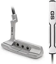[GoSports] GS1 Tour Golf Putter – 34” Right-Handed Blade Putter with Milled Face, Choose Oversized Fat Grip or Traditional Grip