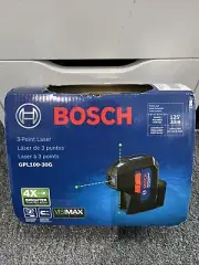 Bosch GPL100-30G 3 Point Laser Level - Black