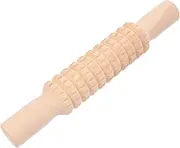 ORFOFE Handicraft DIY Plasticine Roller Clay Rolling Pin with Textured Design for Safe and Crafting Tools for Creative Play for Activities