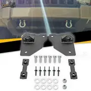 Fit 05-11 Jeep Commander & Grand Cherokee Front Bumper Tow Hook Shackle Brackets