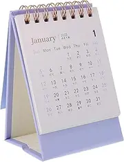 HAPINARY Mini Table Calendar Compact Desktop Organizer for Office Design for Scheduling Planning for Teachers Students Space Saving Accessory