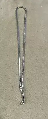 Vintage Metal Snake Chain Camera Wrist Strap w/ Swivel Clip *Snap-In 6” *NEW