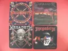 4 x Neoprene Drink Coasters MEGADETH #2 your design or ours