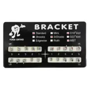 50 Kits Dental Orthodontic Mental Barcket Barce Standard MBT 018 Slot 345 Hooks
