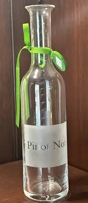 William Yeoward Crystal Country Carafe Pinot Noir Wine Decanter 14.25”