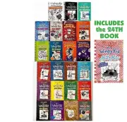 Diary of a Wimpy Kid Book Series 24 Books Collection Box Set Children Kids Fun