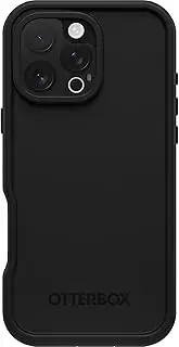 [Otterbox] iPhone 16 Pro Max FRĒ Series Waterproof Case with MagSafe (Designed by LifeProof) - Black, Waterproof, 60% Recycled Plastic, Sleek and Stylish
