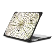MacBook Pro 14-inch (M1 - M4) Bounce Case IN THE SPIDER'S WEB - HALLOWEEN CREEPY SPIDER SPOOKY BLACK GOLD