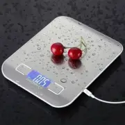 Kitchen Digital Scale Multi-function Portable Weighing Scale LCD USB Charging