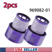 2X Vacuums Part 969082-01 Filter Replacements for Dyson V10 SV12 Animal Absolute