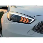 小七的車庫 FORD FOCUS MK 3.5 2015 2016 15 16 LED 大燈 野馬樣式 魚眼 大燈 台北