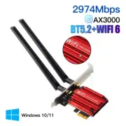 Intel AX200 PCI-E WiFi 6 Card 802.11AX Dual Band WiFi Network Bluetooth Adapter